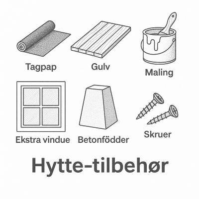 Hytte tilbehør