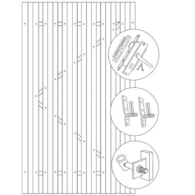 Havelåge / Havedør