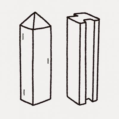 Betonstolper til Havehegn