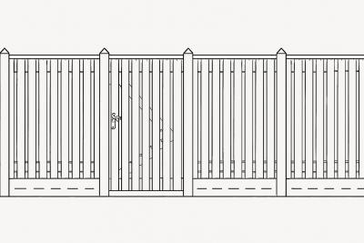 Plankeværk , Havehegn 