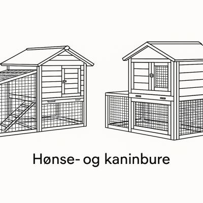 Høns og kaninbur
