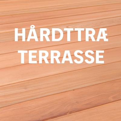Terrassebrædder Hårdttræ