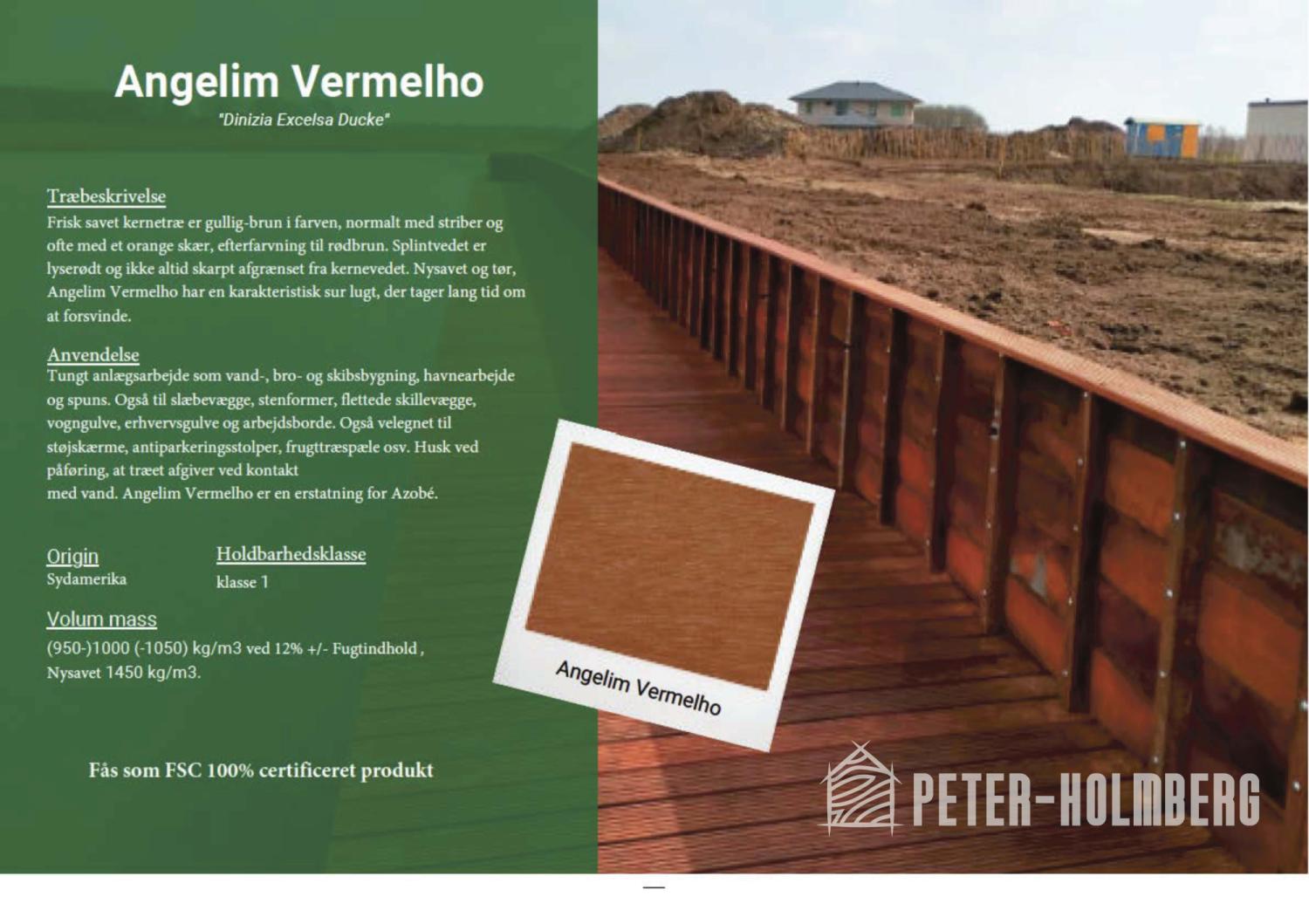 Spuns Hårdttræ damvæg PETER-HOLMBERG 