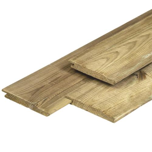 18×140 mm beklædning – imprægneret grantræ | Dobbeltsidet høvlet facadebræt PEFC