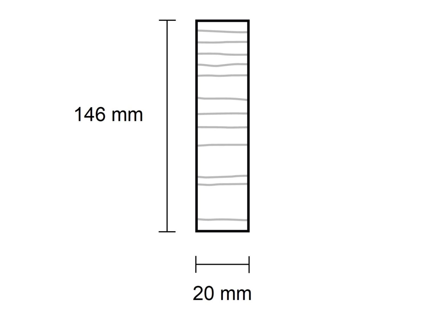Forrammetræ eg 20 x 146 EG PETER-HOLMBERG 