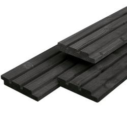 TGU Tripleprofil gran 22 x 140 mm – sortmalet, høvlet profilbræt (PEFC) PETER-HOLMBERG