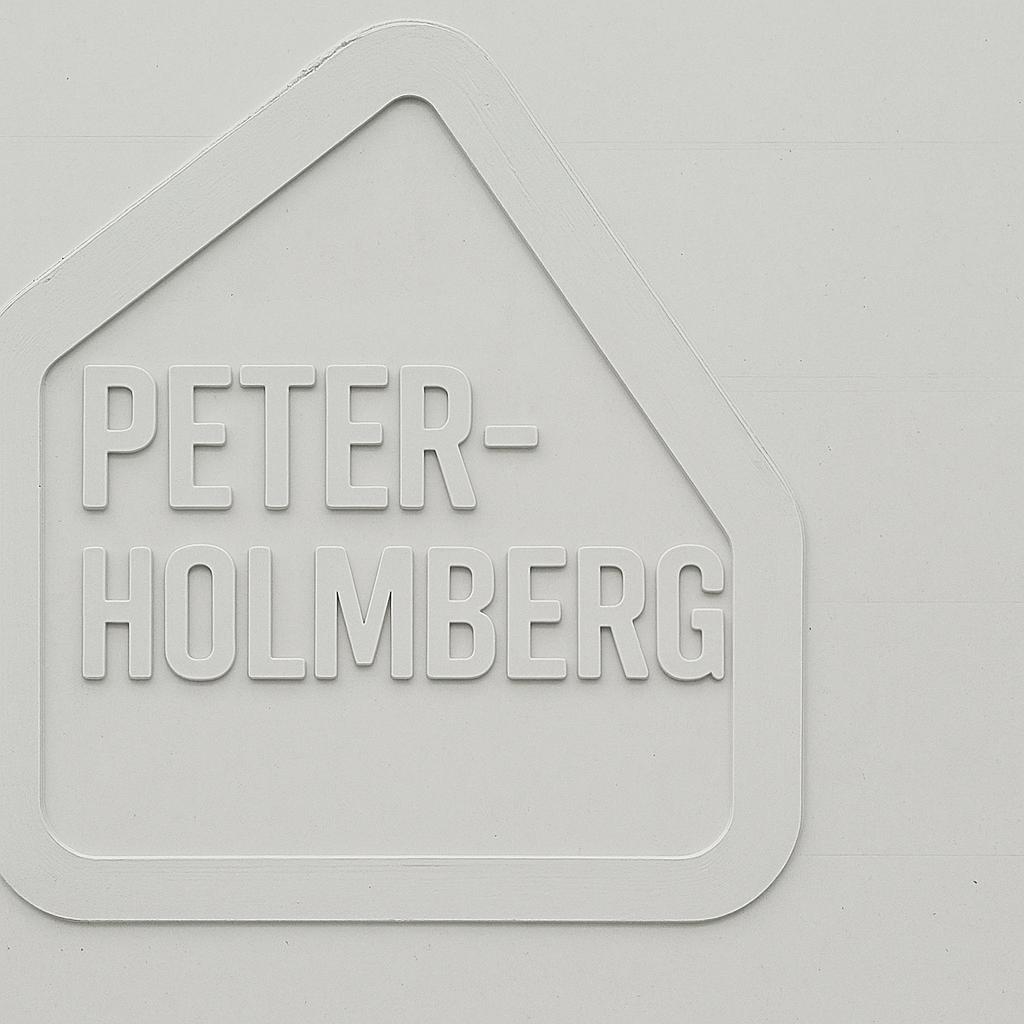 Betonhavebænk   Nu med mulighed for eget logo 3-D 
PETER-HOLMBERG