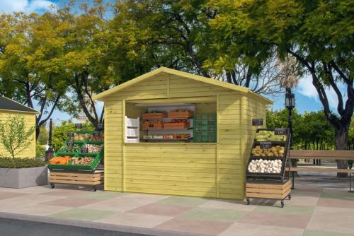 Salgsbod / Kiosk 6 m2  PETER-HOLMBERG 1