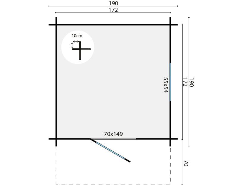 Karoline Legehus 19 0 × 240 cm PETER-HOLMBERG 1