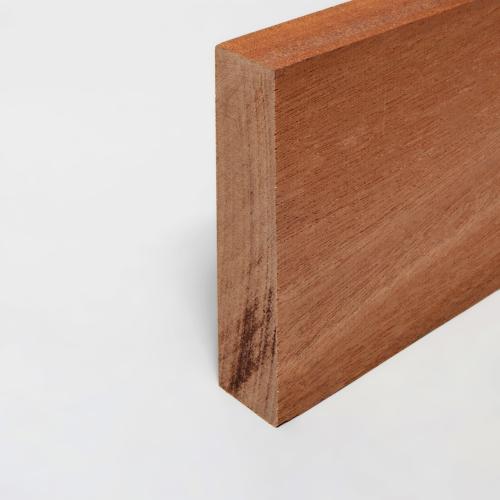 20 x 80 x 2420 mm Mahogni Forrammetræ / Facadelist Massiv  PETER-HOLMBERG  