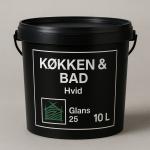 Køkken & Bad Glans 25 væg- vådrumsmaling PETER-HOLMBERG 