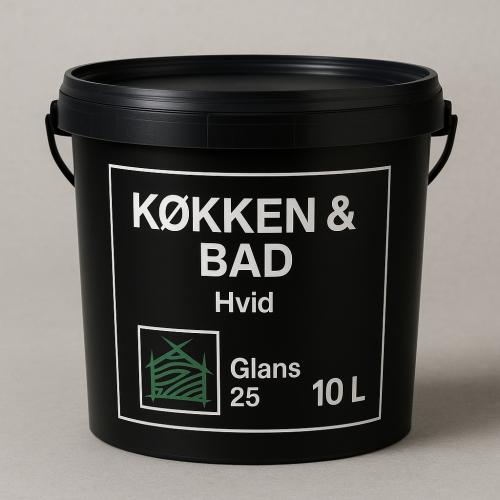 Køkken & Bad Glans 25 væg- vådrumsmaling PETER-HOLMBERG 