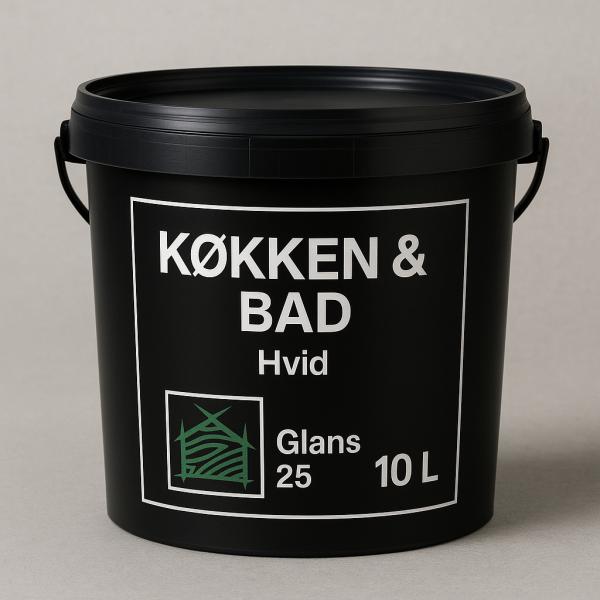 Vådrumsmaling  Væg Køkken & Bad Glans 25 - vådrumsmaling 10 Liter 