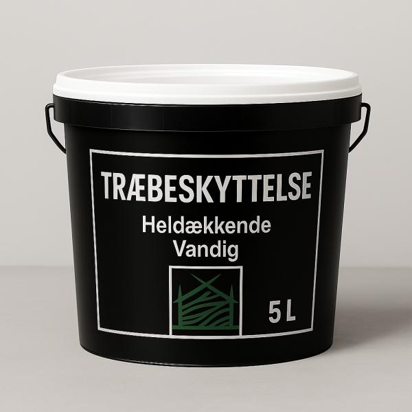 Træbeskyttelse Heldækkende Vandig 5 Liter 