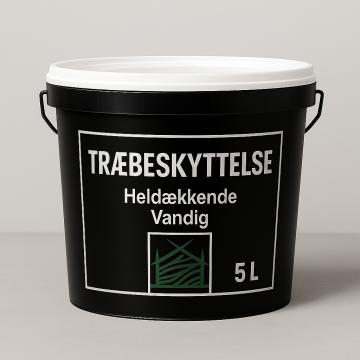 Træbeskyttelse Heldækkende Vandig 5 Liter 