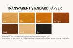 Standard farver Transparent Træbeskyttelse Alkyd – 5 liter PETER-HOLMBERG