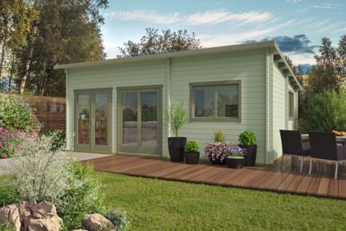 44 mm Bjælke hytter 700 x 530 cm 4 værelser PETER-HOLMBERG