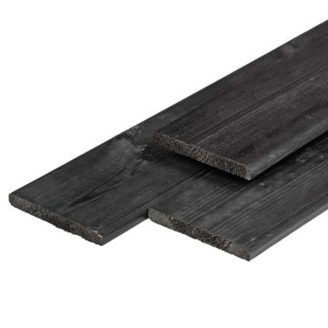 16 x 140 mm Sort Malet Høvlet brædder Flere Varianter PEFC
