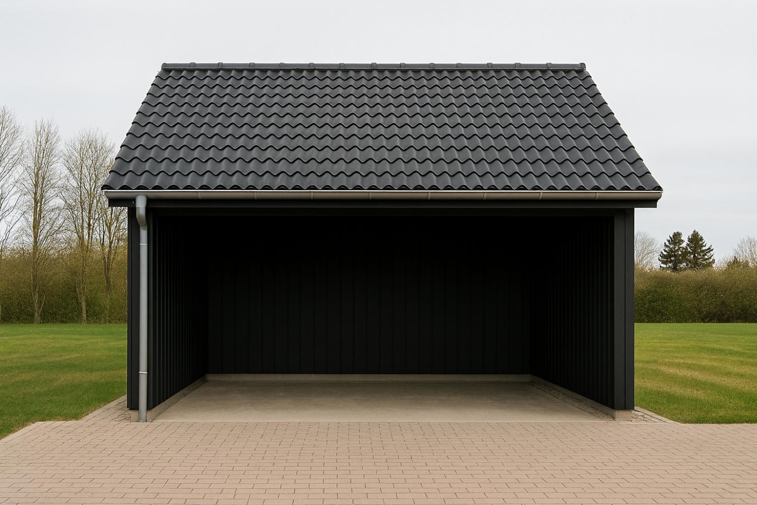 Carport med Facadebeklædning PETER-HOLMBERG 1