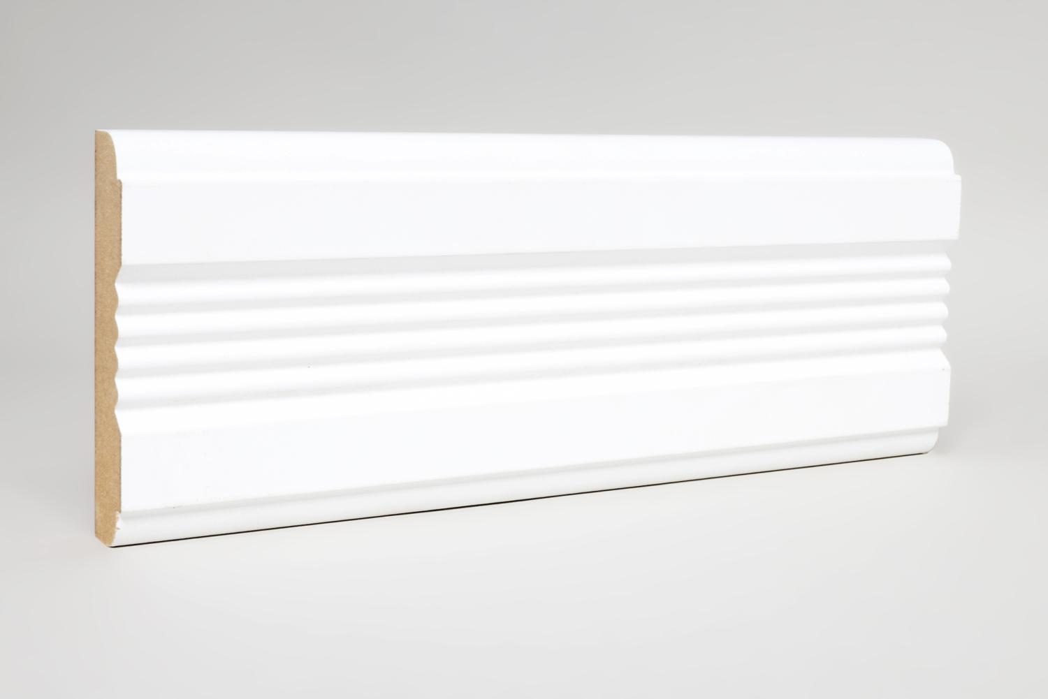 Dekorationsliste 16 x 75 x 2440 mm Hvid MDF PEFC PETER-HOLMBERG 1