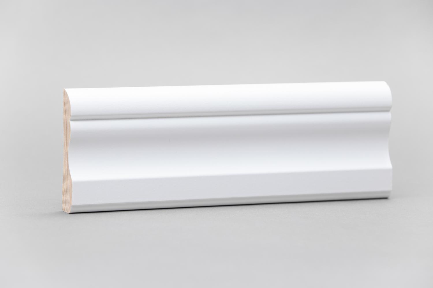 Dekorationsliste 15 x 69 x 2400 mm Fyr Hvid RAL 9016 PETER-HOLMBERG