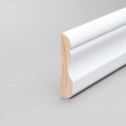 Dekorationsliste 15 x 69 x 2400 mm Fyr Hvid RAL 9016 PETER-HOLMBERG