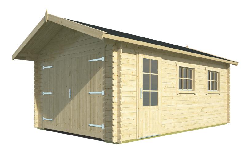 Garage 44 mm i Gran – 340 x 520 cm PETER-HOLMBERG 