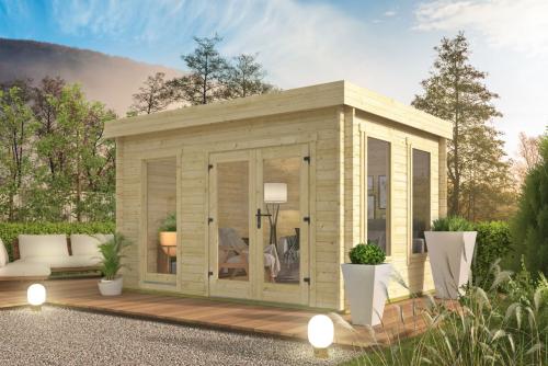 Bjælkehytte Jason havehus 40 mm 10,6 m2 PETER-HOLMBERG 