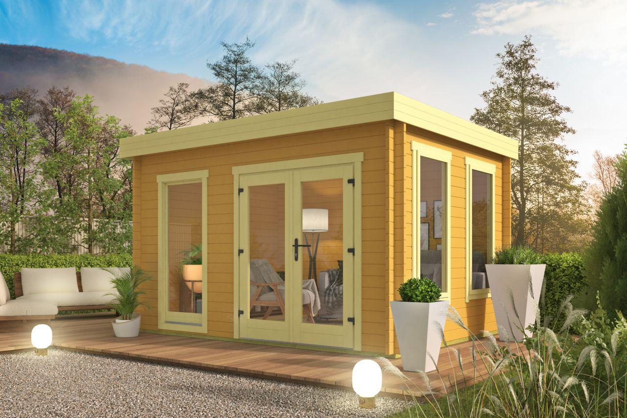 Bjælkehytte Jason havehus 40 mm 10,6 m2 PETER-HOLMBERG 