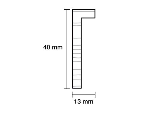 Falsliste Massiv bøg 13 x 40 PETER-HOLMBERG 