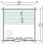 Saunahus Tampera 40 mm XXS PETER-HOLMBERG 