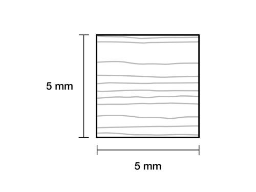 Hobbylist Massiv Fyr 5 x 5 PETER-HOLMBERG 