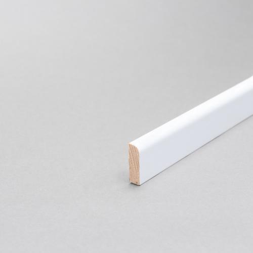 Forkantlist 9 x 23 mm Massiv Fyr Hvid FSC PETER-HOLMBERG