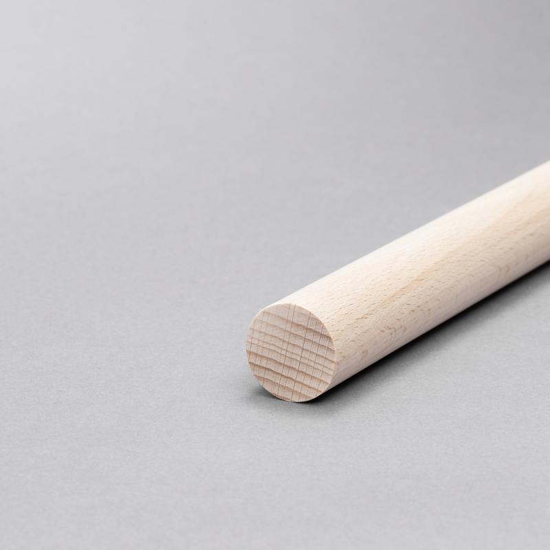 Rundstok Bøg Ø 25x25x1900 mm - Kraftig og Alsidig til Professionelle ...