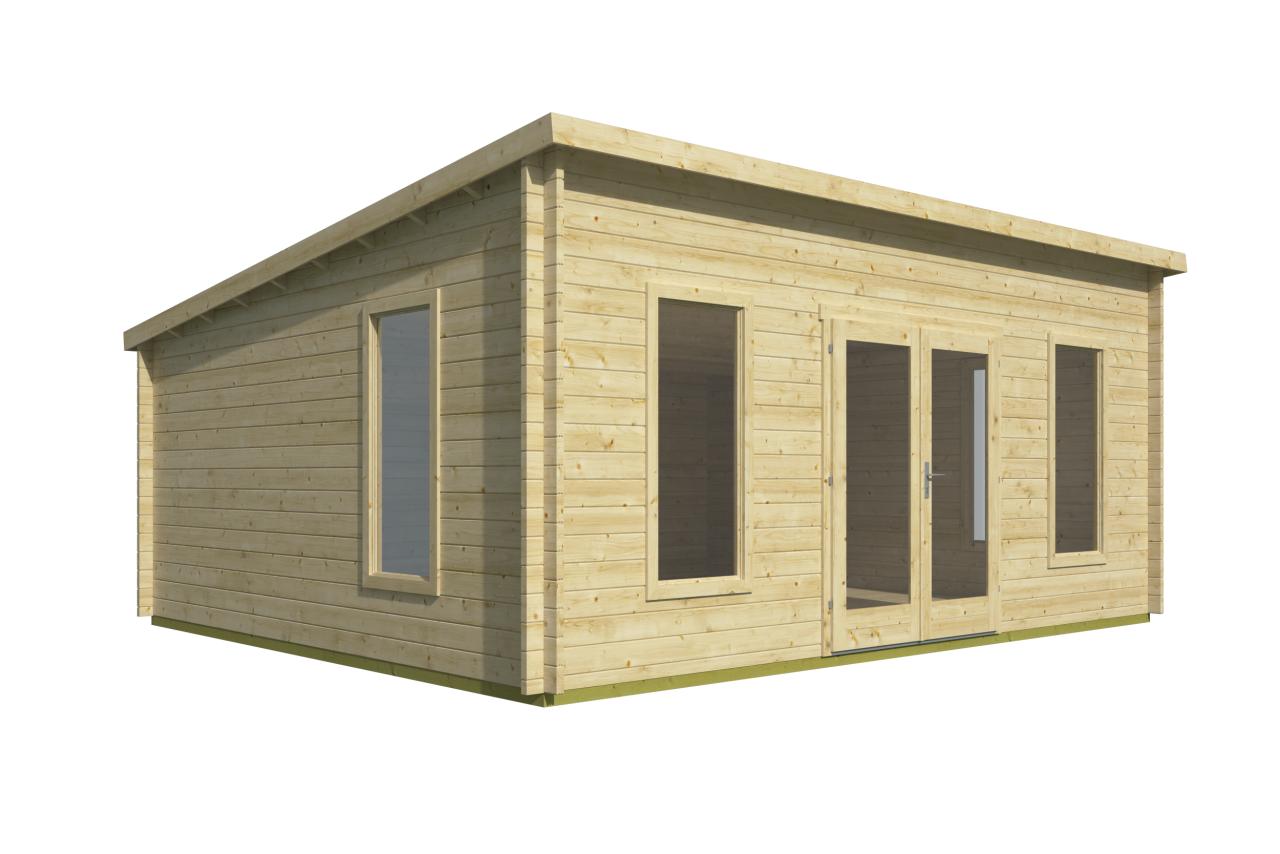 Bjælkehytte - Havehus City | 44 mm 26,4 M2 PETER-HOLMBERG 