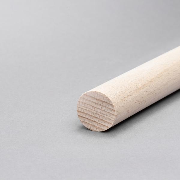 Rundstok Ø40 x 40 x 1000 mm Bøg FSC®