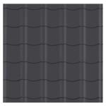 Antracit  Ståltagplader Glat tagsten 86 x 113,5 cm PETER-HOLMBERG