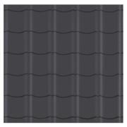 Antracit  Ståltagplader Glat tagsten 86 x 113,5 cm PETER-HOLMBERG