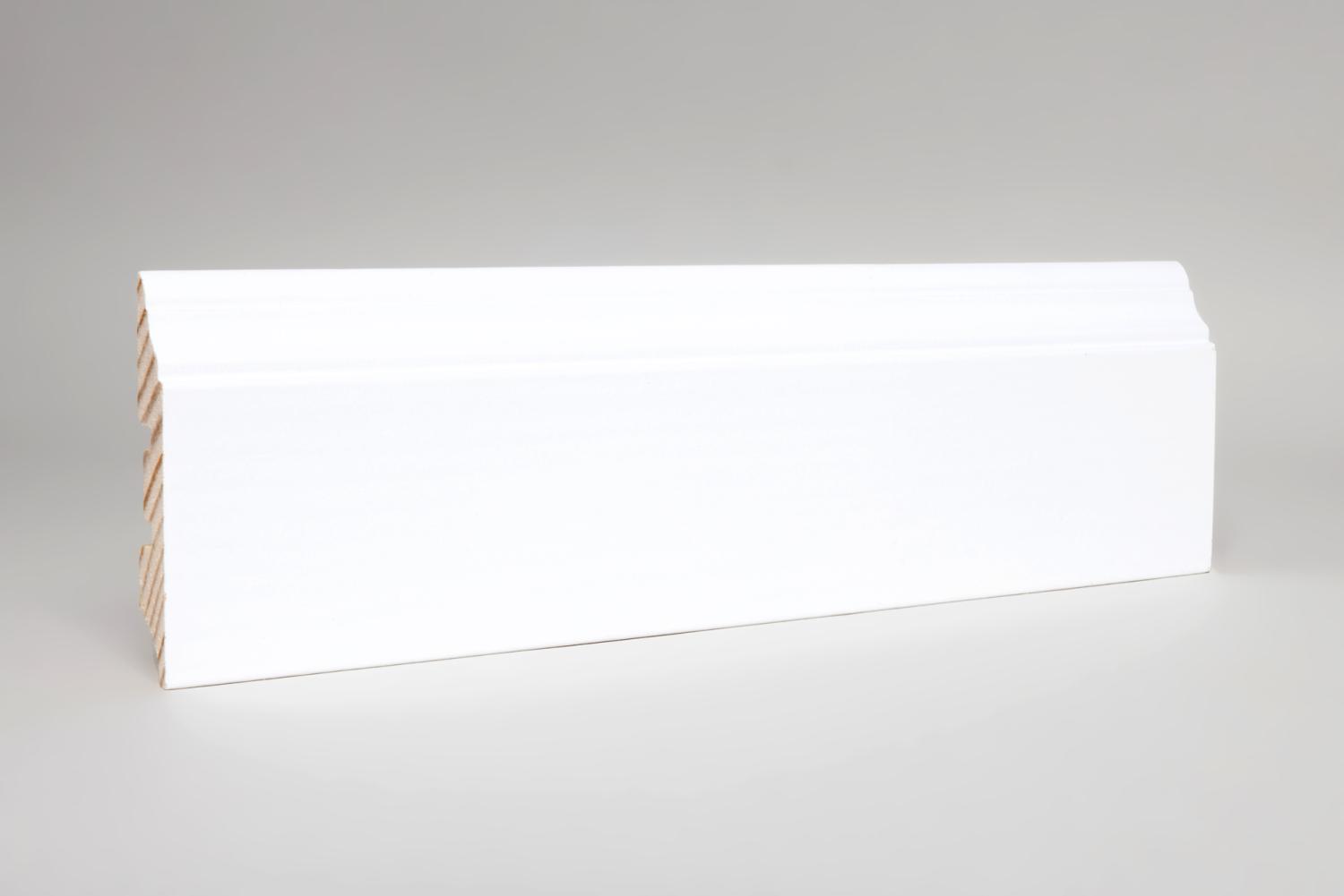 Almue Fodliste 13 x 58 x 2400 mm Hvid PETER-HOLMBERG