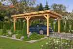 Carport 600 x 400 cm 14 x 14 cm stolper PETER-HOLMBERG