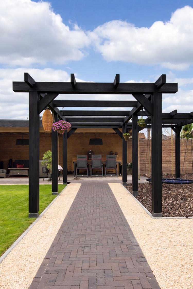 Douglas stolpe sort Pergola PEFC PETER-HOLMBERG 