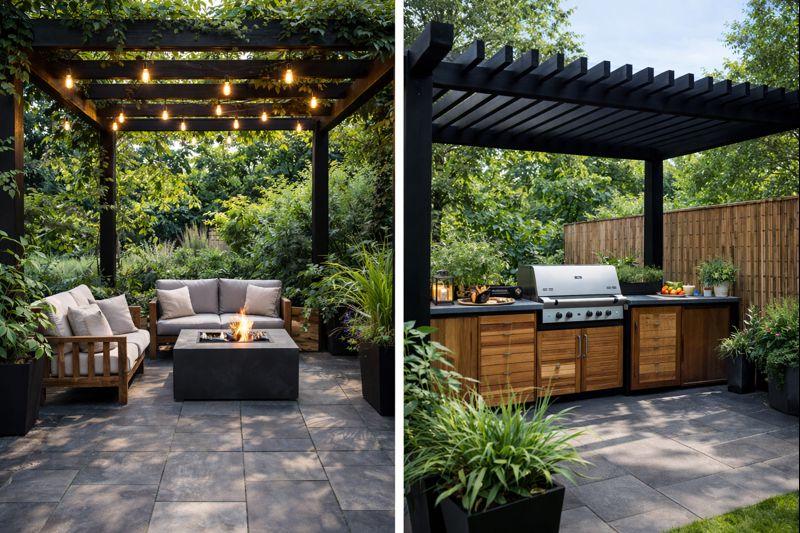 Douglas stolpe sort Pergola PEFC PETER-HOLMBERG