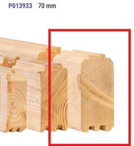 Ekstra Vægbjælke 70 mm PETER-HOLMBERG