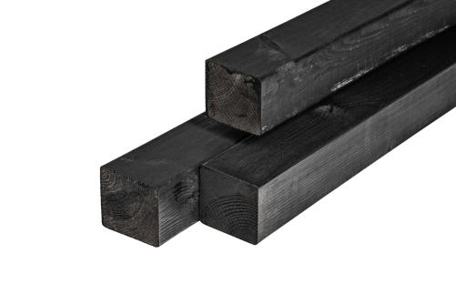 Fyr Stolpe 88 x 88 mm – Sort PEFC - PETER-HOLMBERG