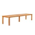 Rustikt teaktræsbord 400 x 100 cm PETER-HOLMBERG