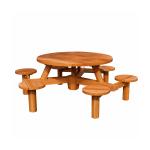 Rundbænkesæt Hårdttræ Ø213 cm PETER-HOLMBERG