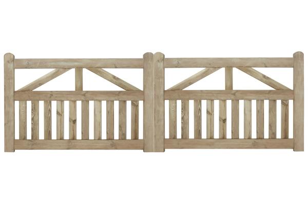 Dobbelt låge lige 120 x 360 cm pr. sæt (2 x 180 cm)