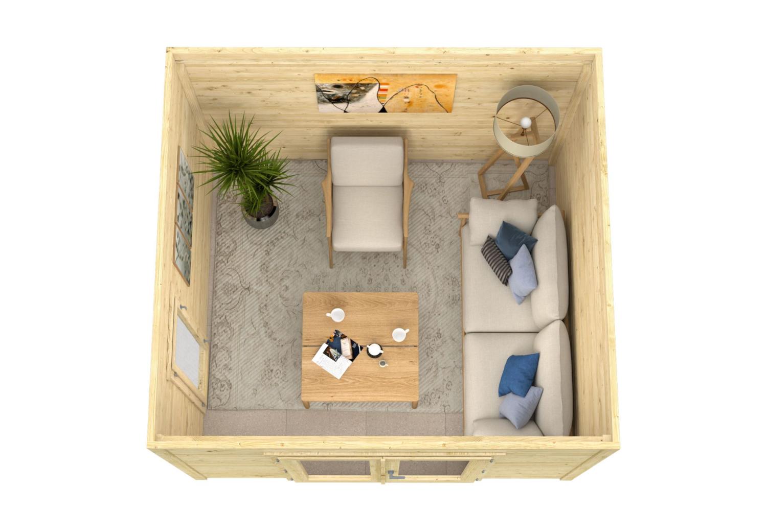 Havehus Timo 28 mm 7,9 m2  PETER-HOLMBERG 