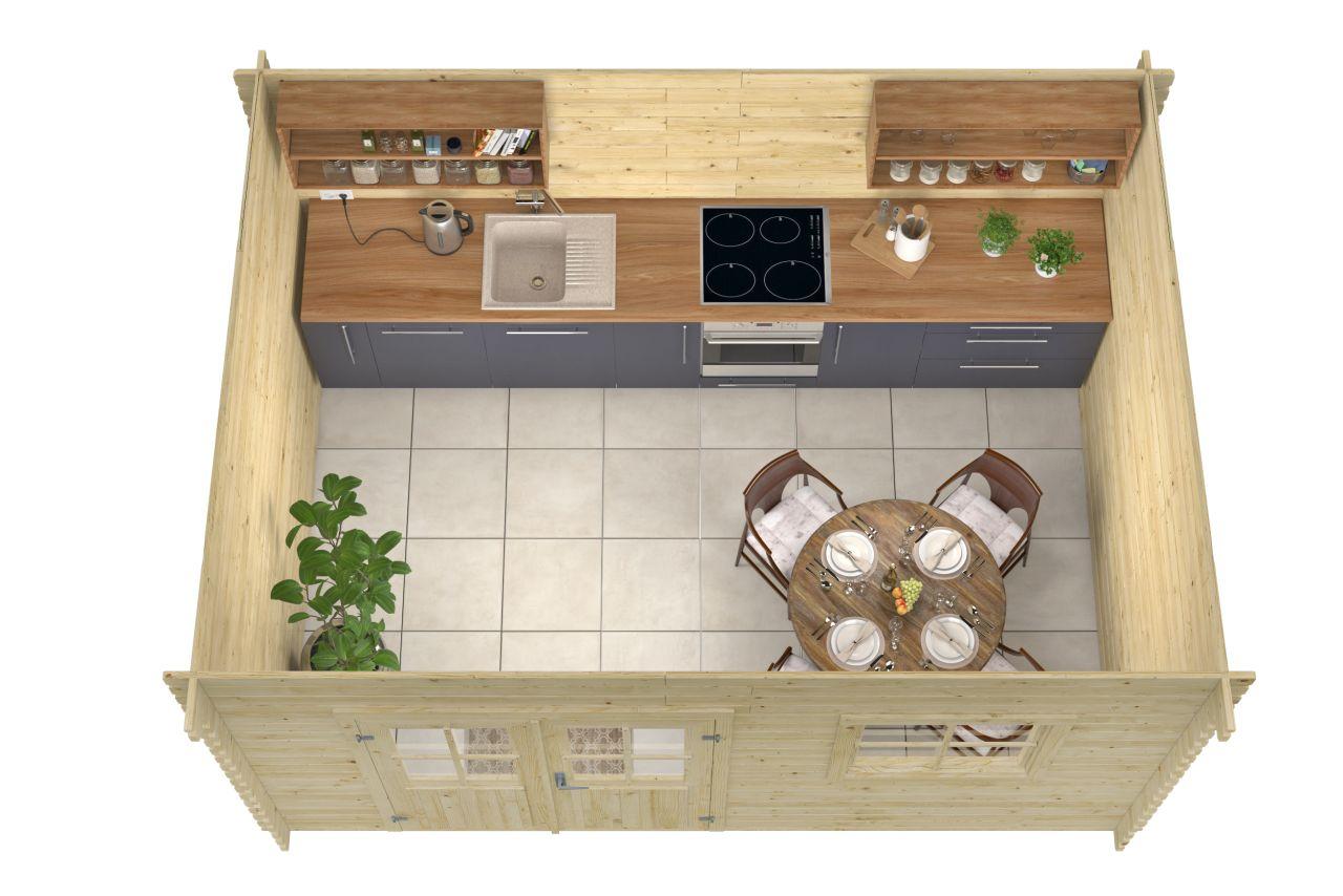 Bjælkehytte Bjerringbro 28 mm PETER-HOLMBERG 