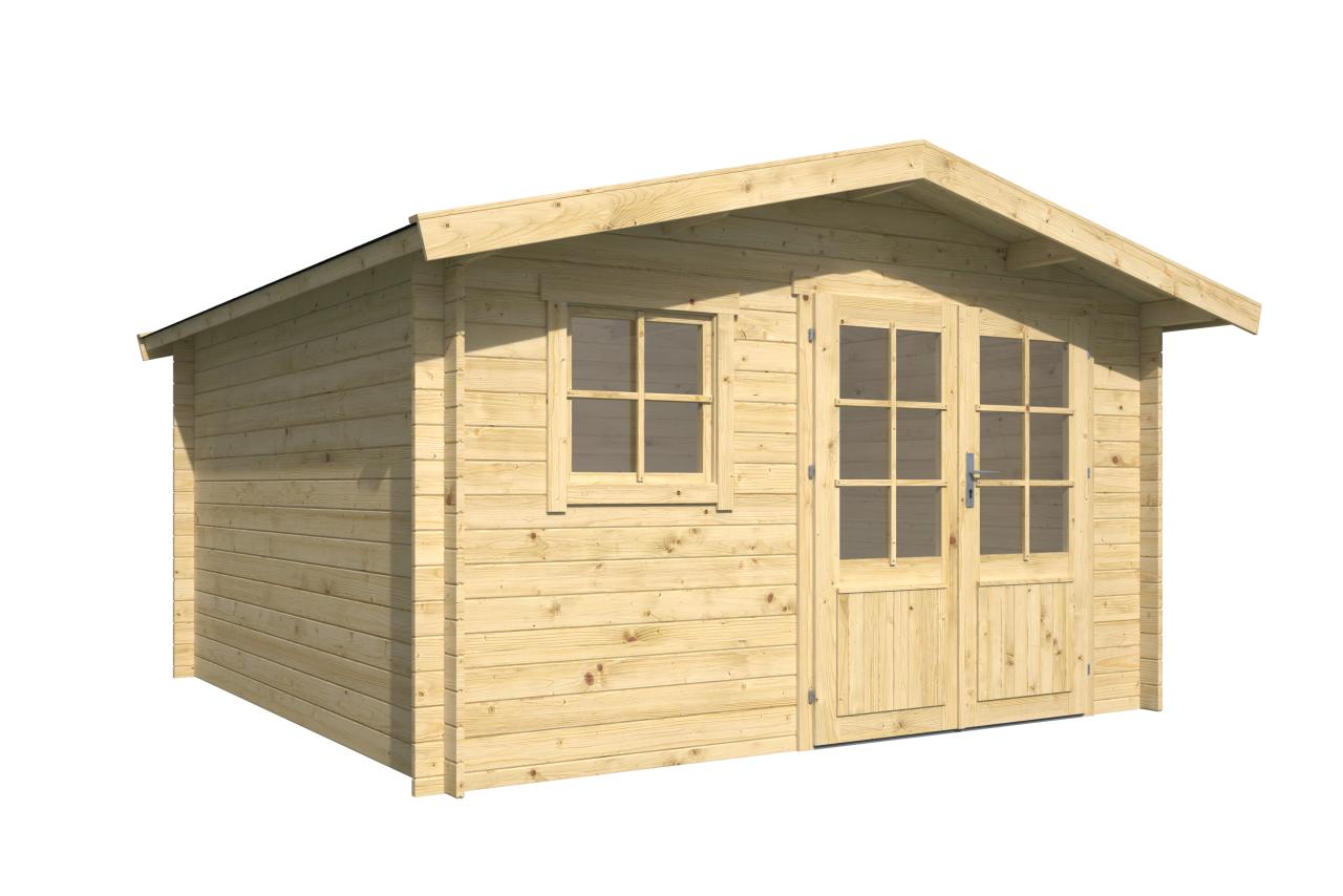 Bjælkehytte Otterup 28 mm 11,4 m2 PETER-HOLMBERG 